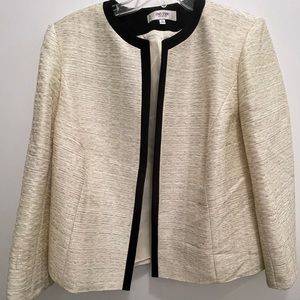Jones Studio Blazer Cream/Black size 16W